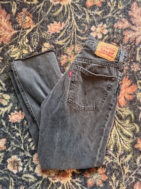 Levi's Black Washed 501 Jeans